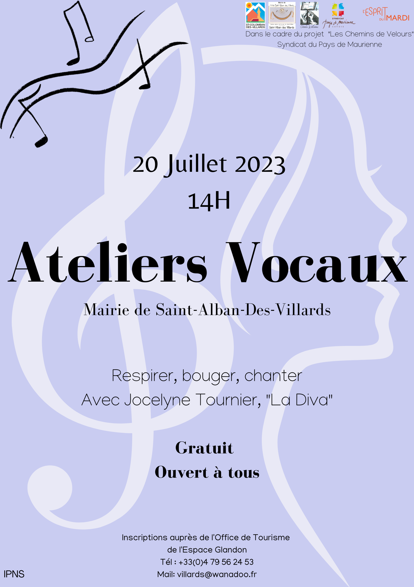 Affiche ateliers Vocaux