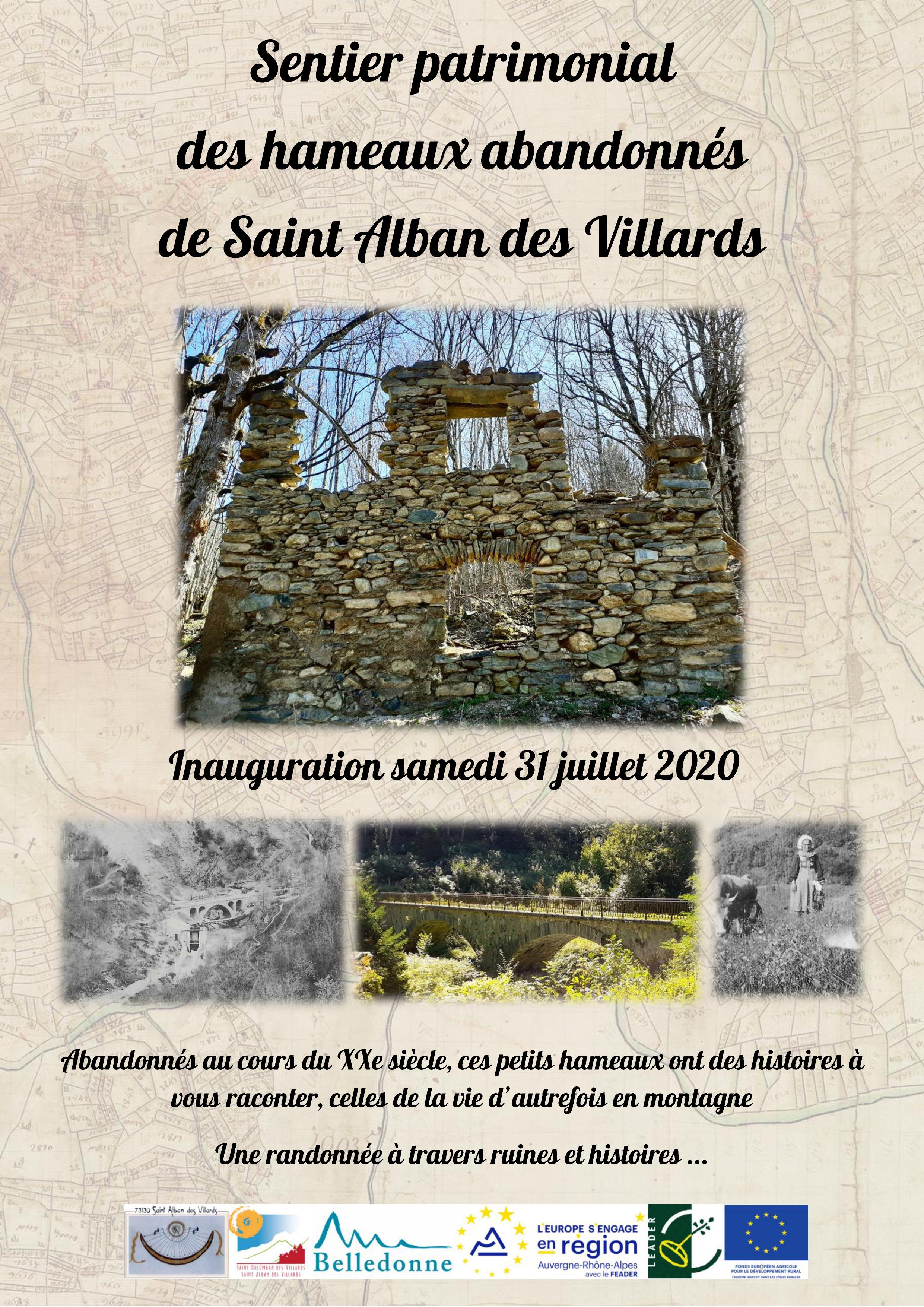 Affiche inauguration sentier